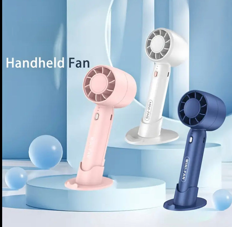 Portable Mini Rechargeable Fan with Three Wind Speed Gears