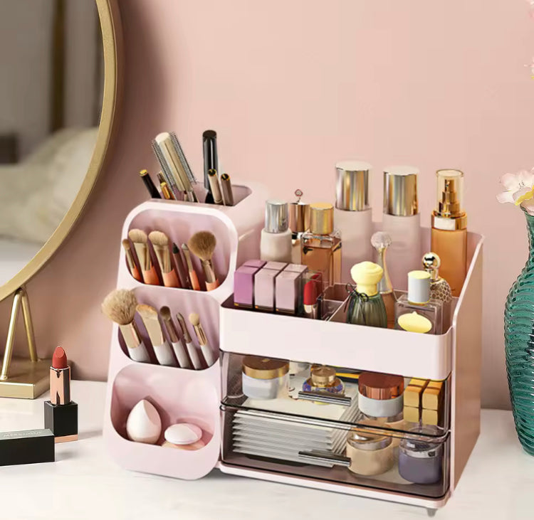 Makeup Cosmetics Organizer with Drawer for Vanity
