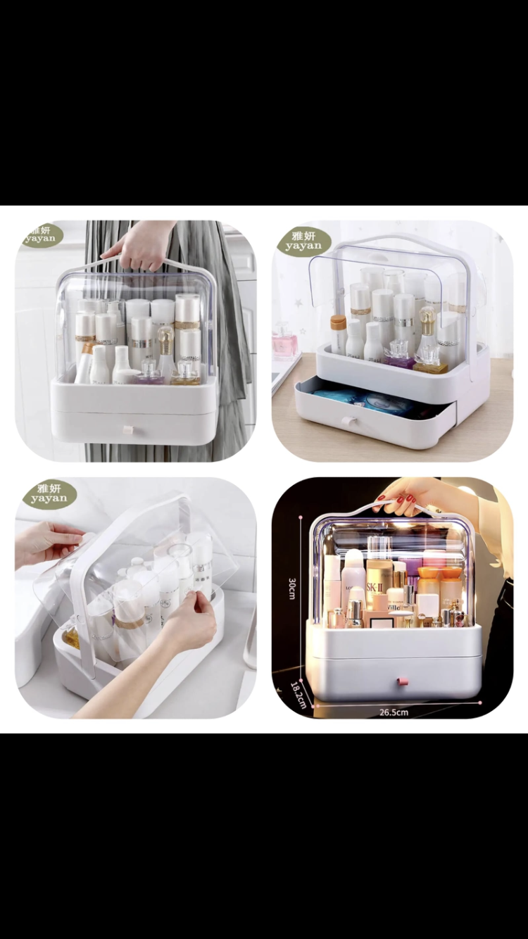 Double Sided Cosmetics Makeup Organizer