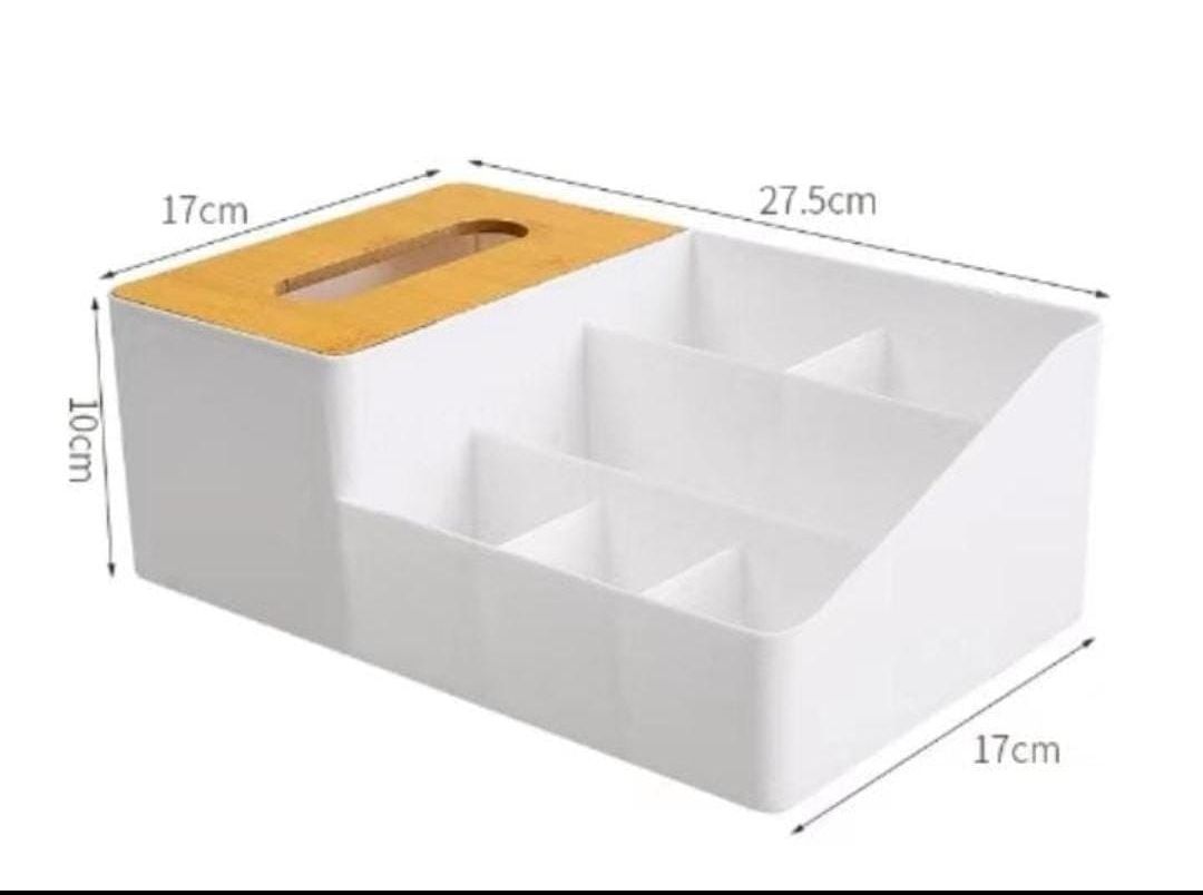 Tissue Box with Storage Holder