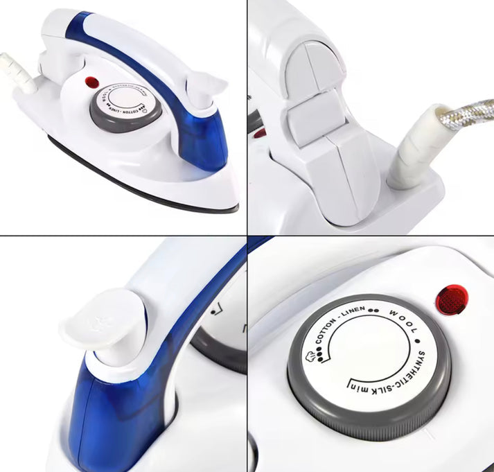 Portable Foldable Water Spray Steam Iron