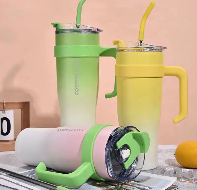 40oz/1200ML Stainless Steel Tumbler Mug with Handle