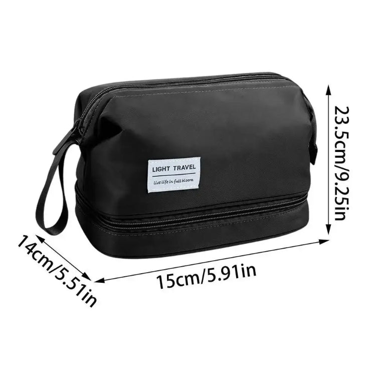 Large Capacity Double Layer Cosmetics Makeup Bag