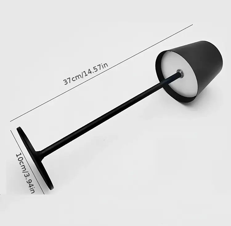 Retro Rechargeable Touch Led Table Lamp with 3 Colours Changing