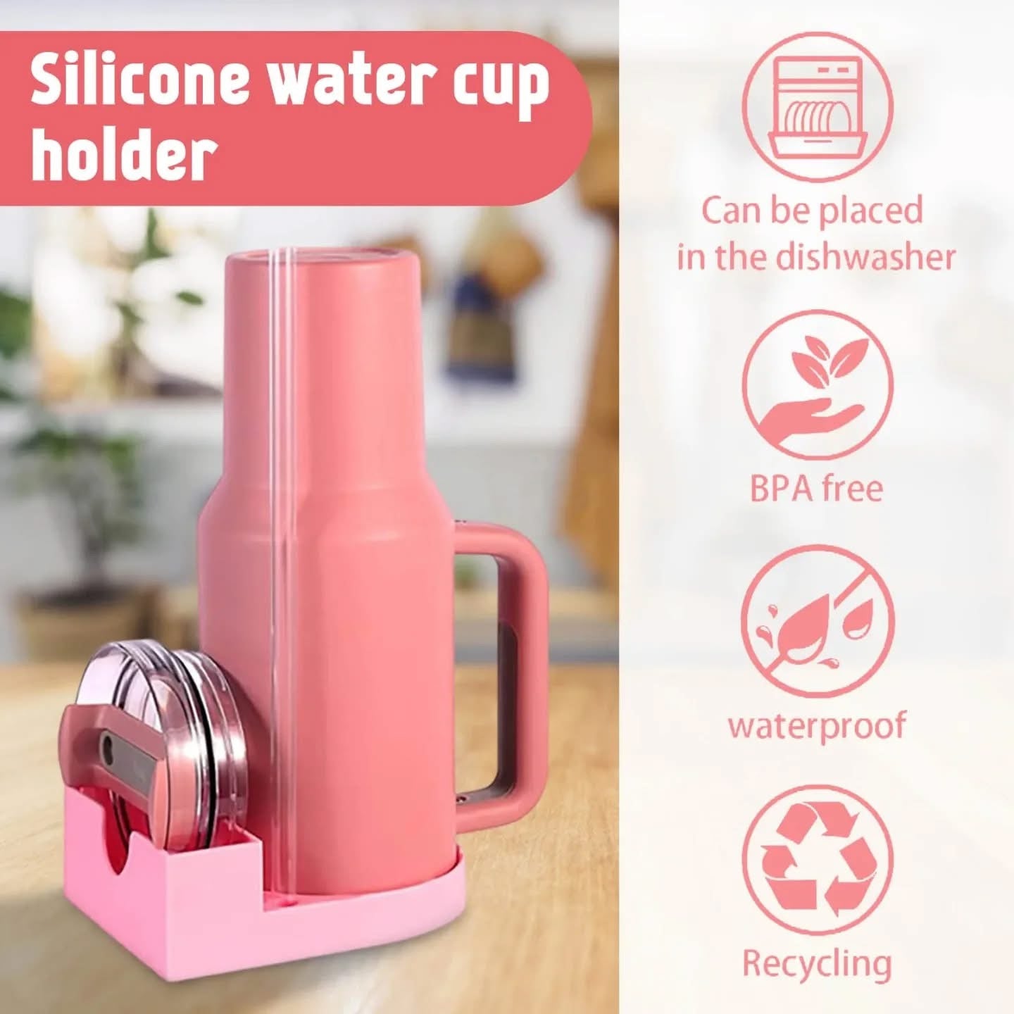 Silicone Tumbler Drying Stand