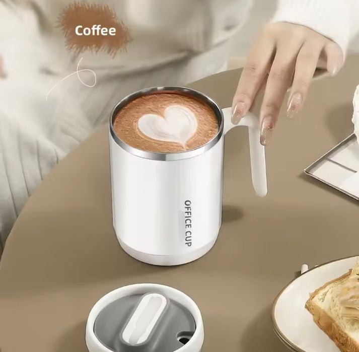 Stainless Steel Insulated Coffee Mug with Handle