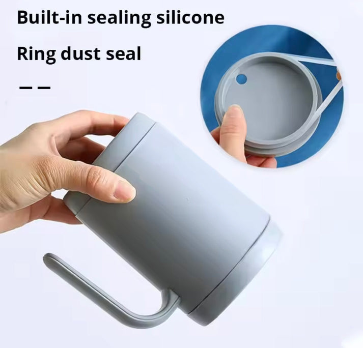 Stainless Steel Insulated Coffee Mug with Handle