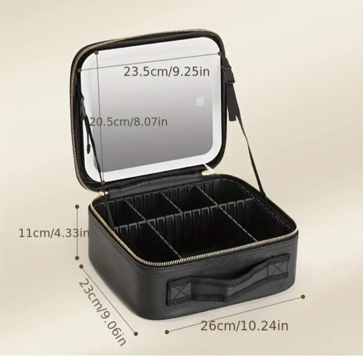 Cosmetics LED Vanity Bag with Touch Sensor