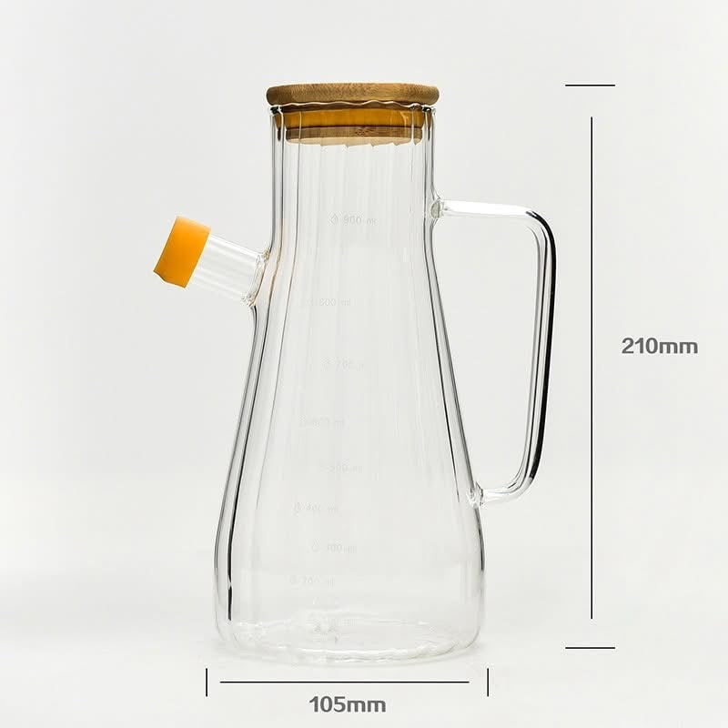 900ml Borosilicate Glass Oil Bottle