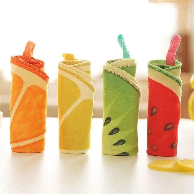 4 Pcs Fruit Kitchen Cleaning Towels