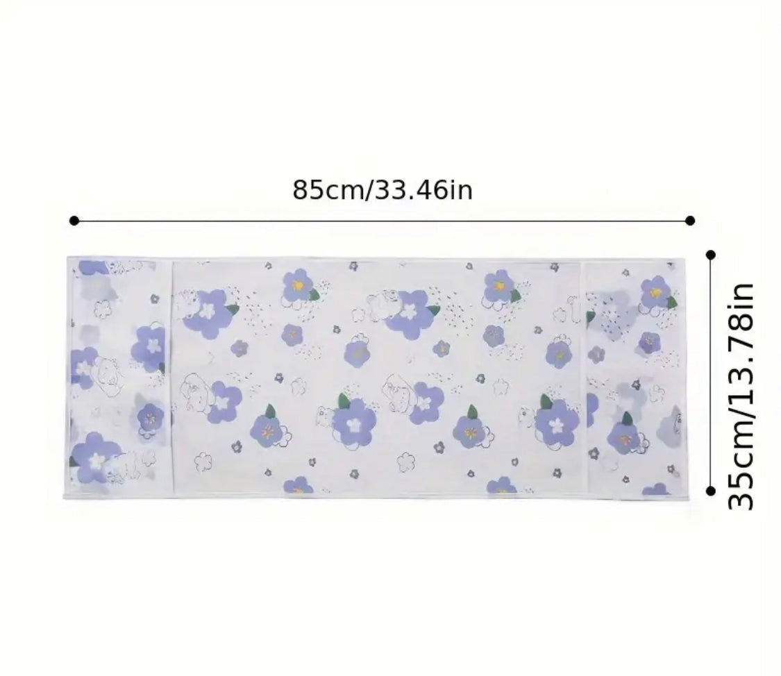 Waterproof Microwave Oven Cover with Storage Pockets