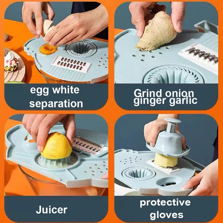 7 in 1 Multifunctional Drain Slicer Grater