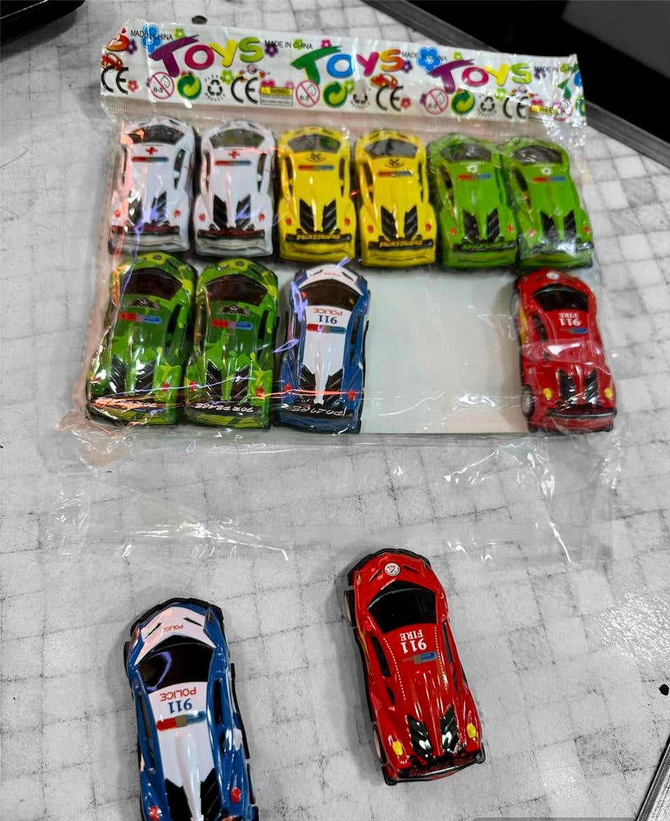 12 Pcs Toy Tribe Pull Back Function Die Cast model Cars 
For Kids