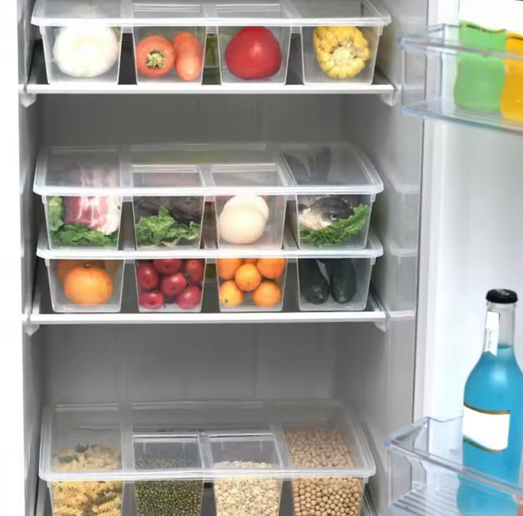 Multi Compartments Fridge Storage Box