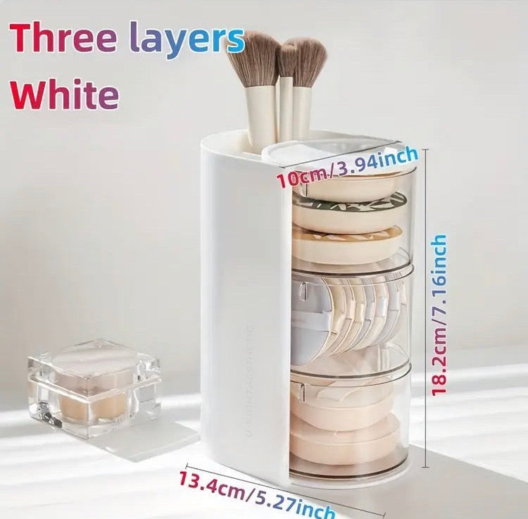 360 Rotating Desktop Cosmetics Organizer