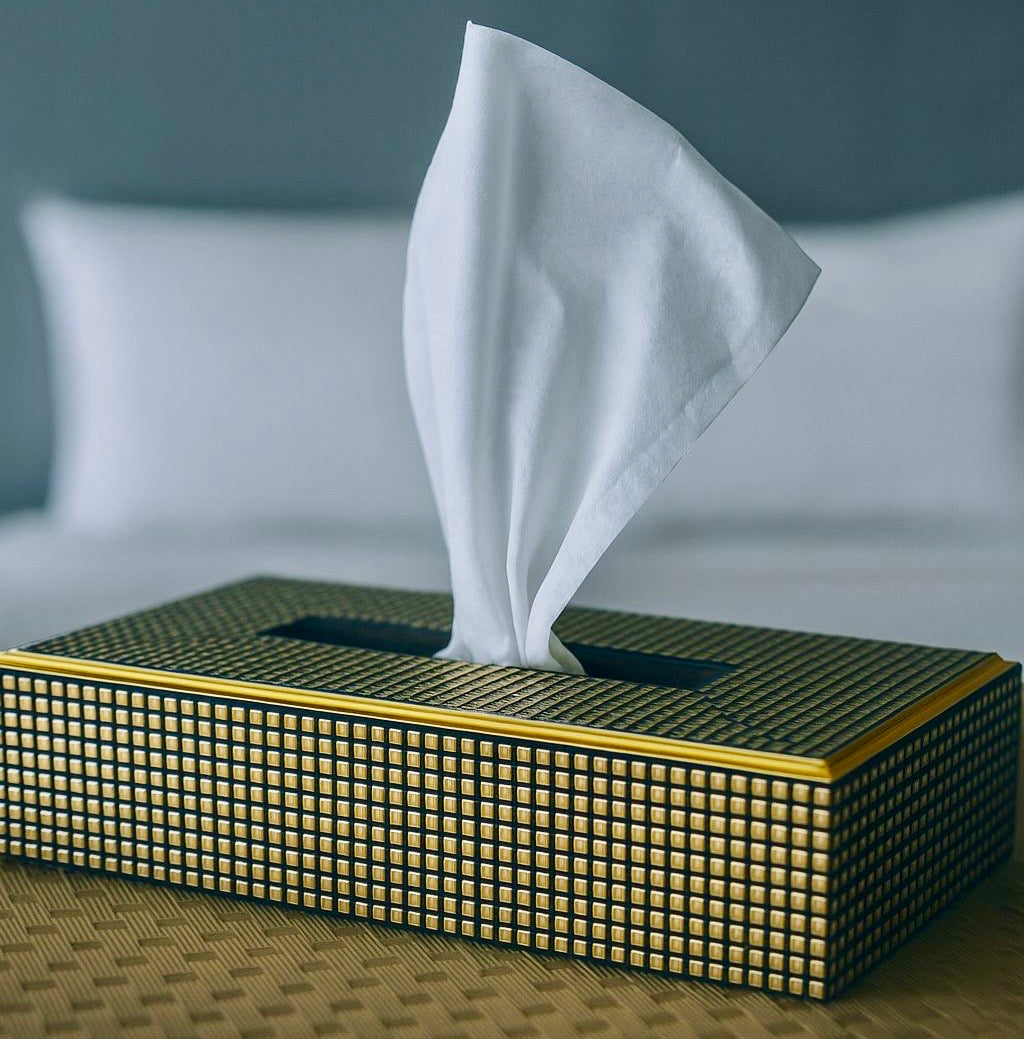 Wooden Texture Tissue Box