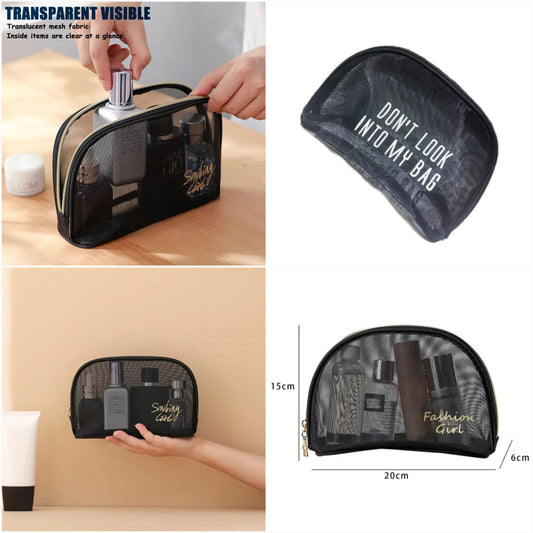 Nẹt Cosmetics Makeup Mesh Bag Pouch