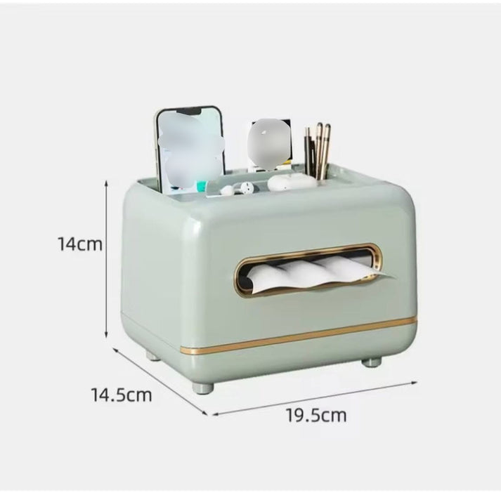 Luxury Tissue Box with Storage Holder