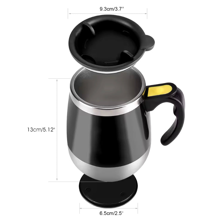 500ml Self Stirring Coffee Mug Stainless Steel with Box Packaging