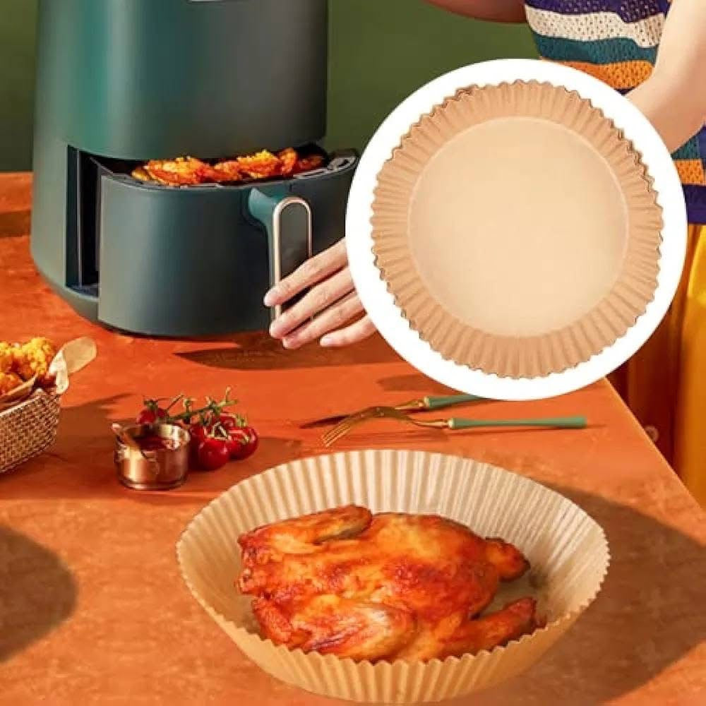 50 Pcs Non-Stick Air Fryer Disposable Sheets