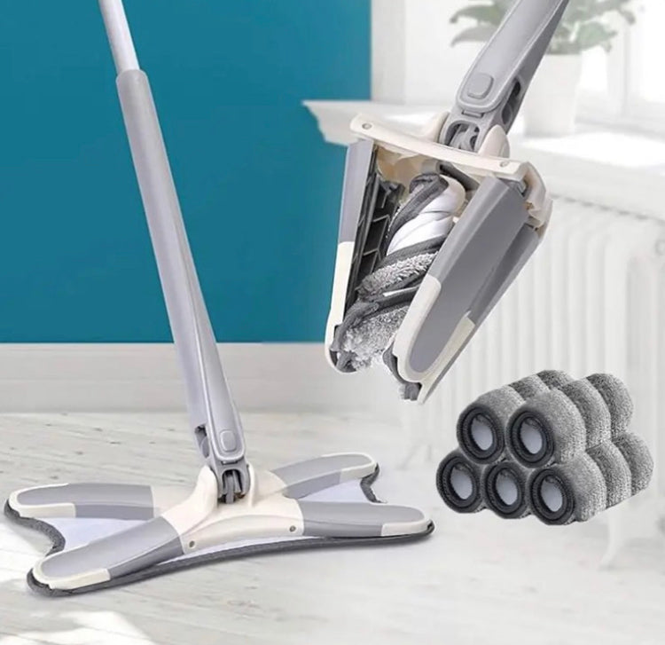 X-Shaped Rotating Squeezing Mop