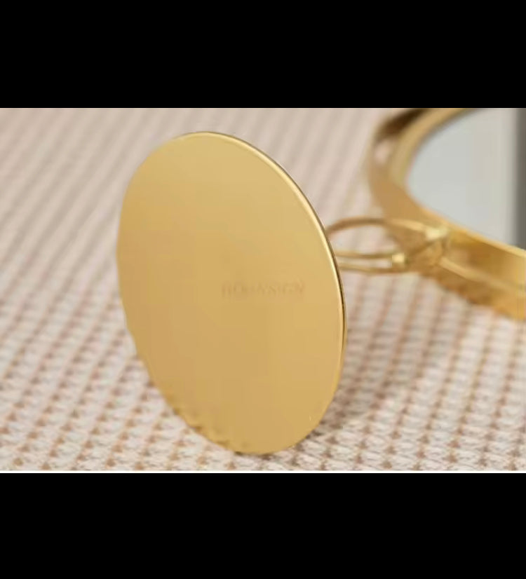 Luxury Metal Gold Vanity Mirror