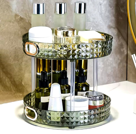 Double Layer Acrylic Makeup Cosmetic Organizer