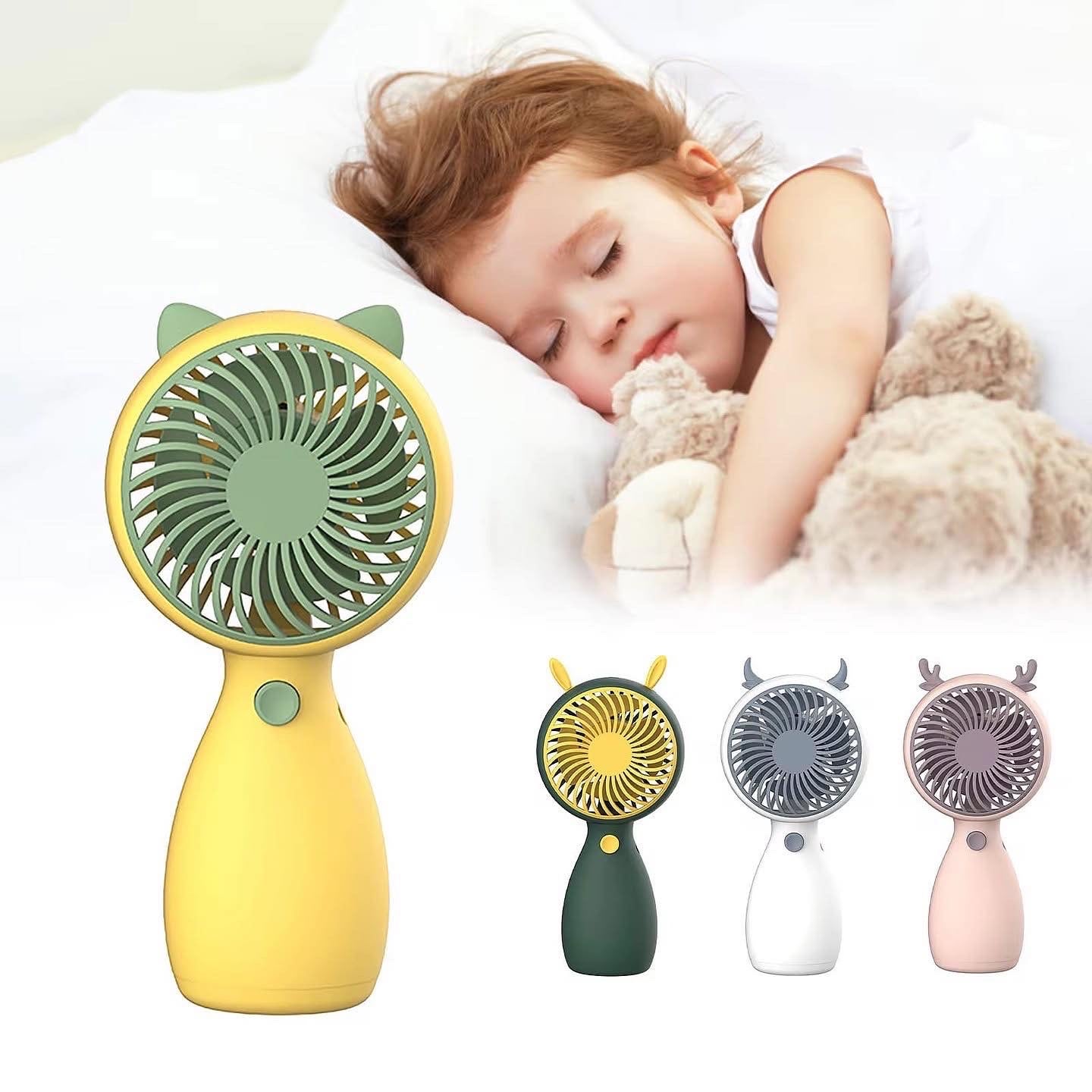 Handheld Rechargeable Fan High Air Throw