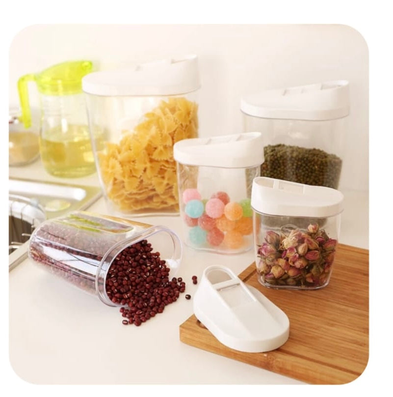 5Pcs Acrylic Jar Set Premium Quality (Box Packing)
