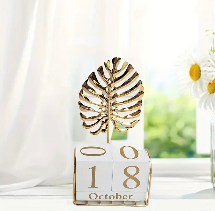 Metal Creative Calender Living Room Office Decor