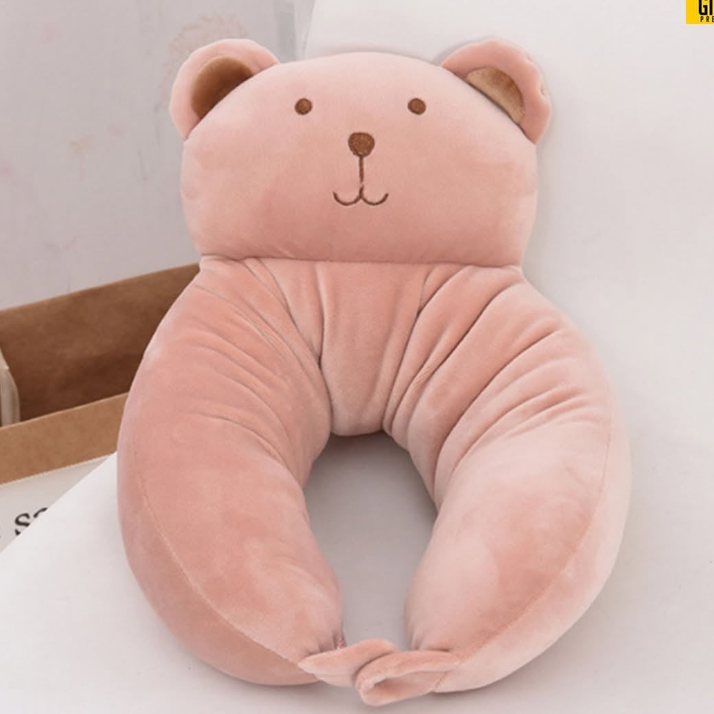 Teddy Bear U-Shaped Neck Pillow Super Soft & Comfortable Best for Travelling.
