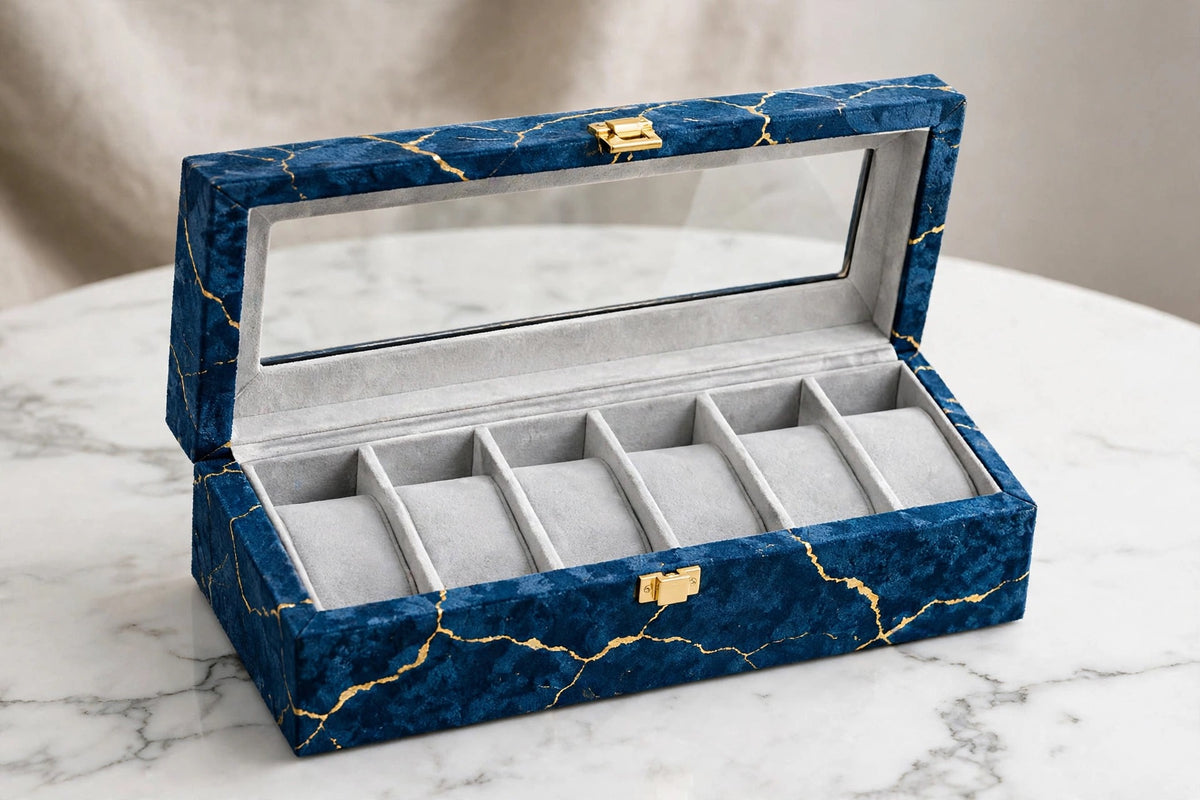 Luxury Velvet Watch & Bracelet Box