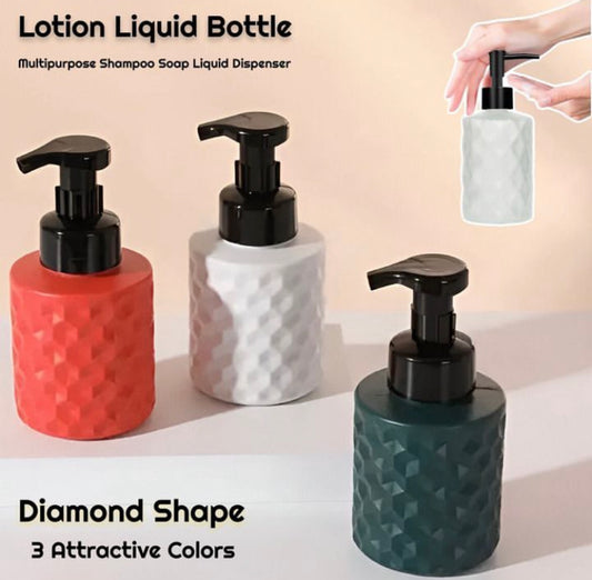 Multipurpose Diamond Shape Liquid Dispenser Bottle