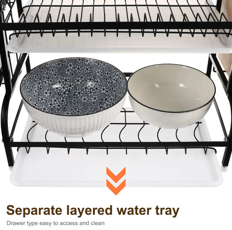 Multi Layered Plates Dish Bowl Rack Organizer