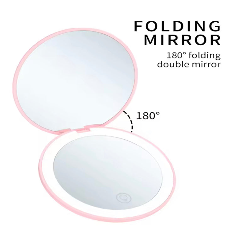 LED Rechargeable Portable Pocket Mirror