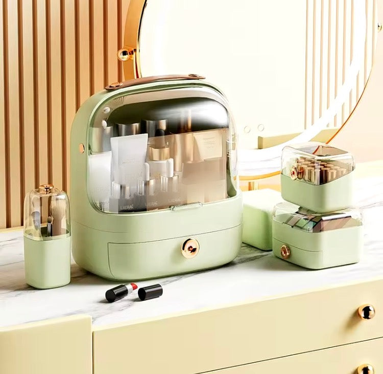 Large Capacity Dustproof Cosmetics Makeup Organizer