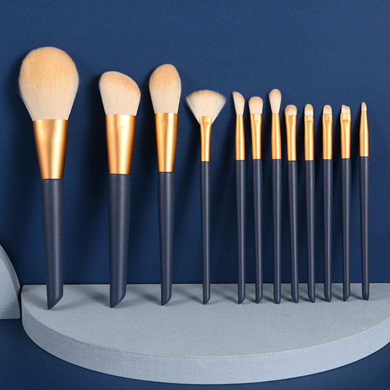 12 Pcs High Quality Soft & Skin Friendly Makeup Brushes