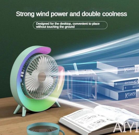 Portable Rotating Rechargeable Strong Wind Fan