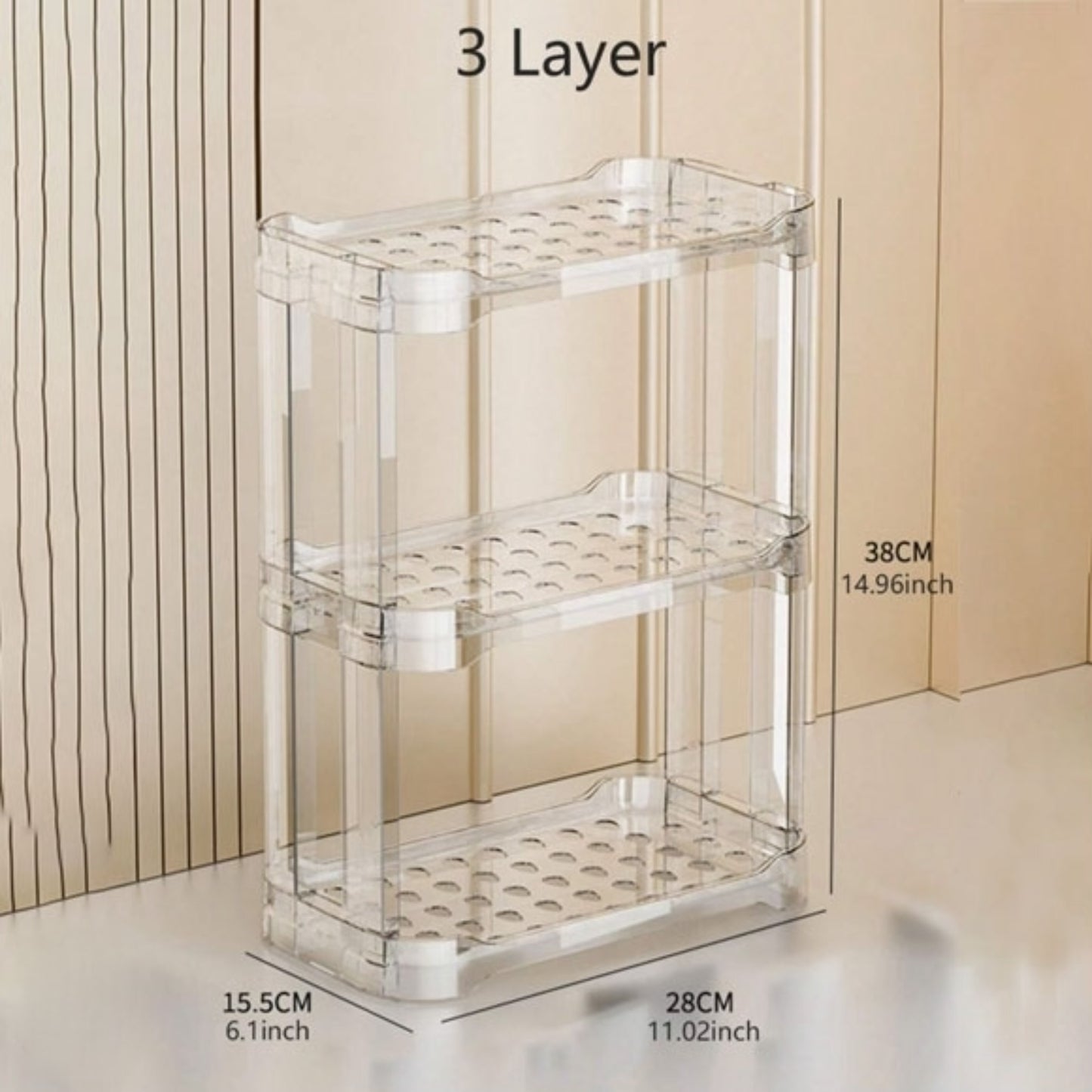 Acrylic MultiLayer Cosmetics Makeup Perfume Organizer
