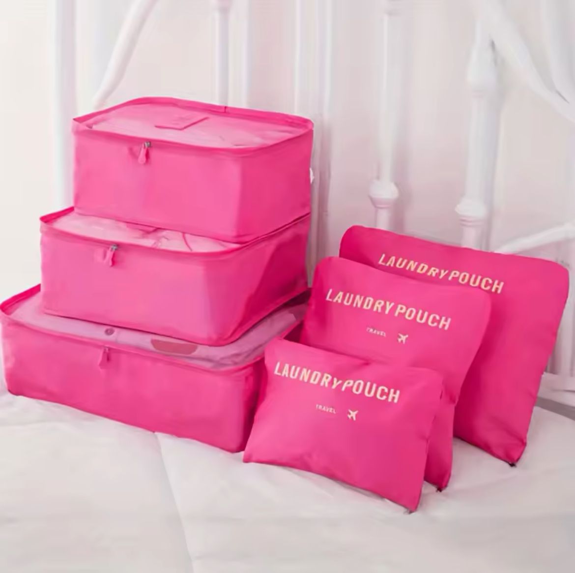 6 Pcs Large Capacity Travel Organizer Bags Set