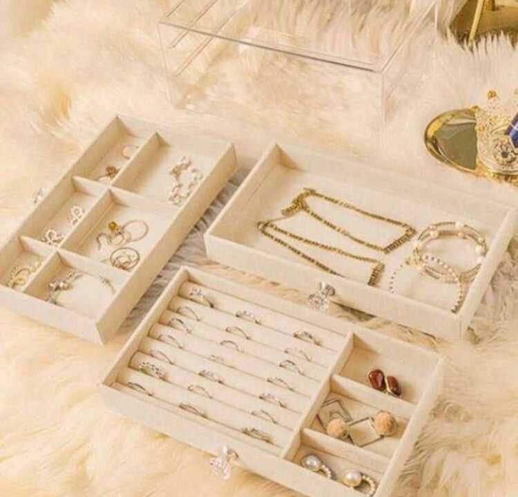 Large Capacity Three Layer Jewellery Organizer
