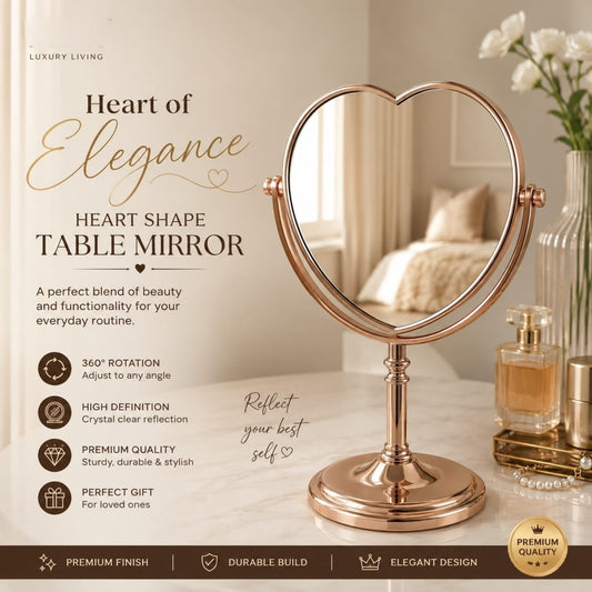 Double Sided Vanity Makeup Mirror
