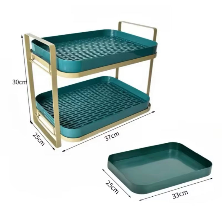 Double Layer Drying Rack for Kitchen Household