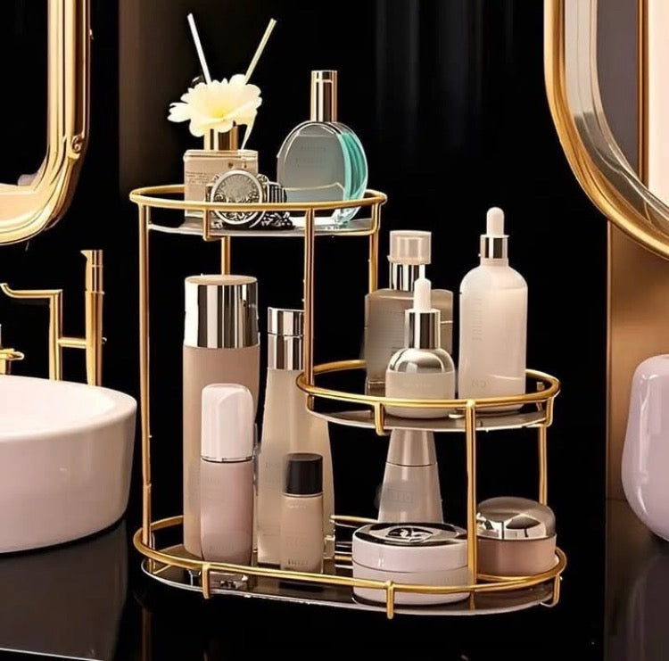 3 Layer Cosmetics Makeup Organizer Storage Rack