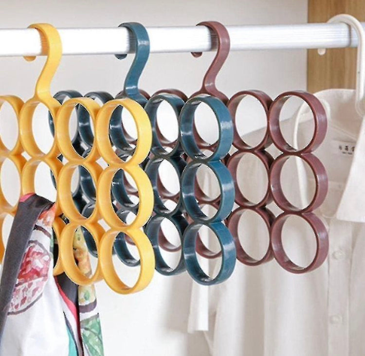 Multipurpose Scarf Storage Hanger with 15 Holes