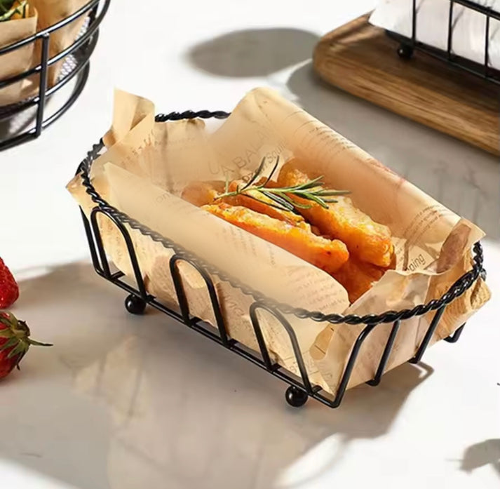 Rectangle Snacks Basket