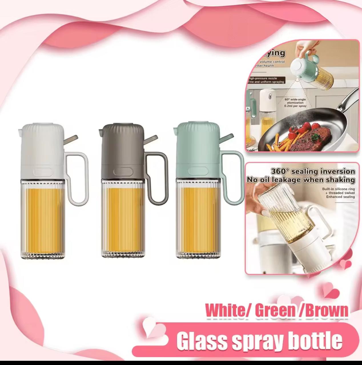 Leakproof Glass Oil Spray Bottle