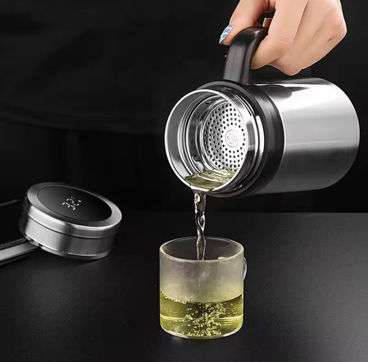 500ml Stainless Steel Insulated Mug with Temperature Display