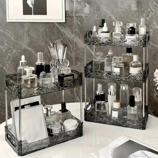 Luxury Acrylic Multipurpose Cosmetics Makeup Vanity Organizer