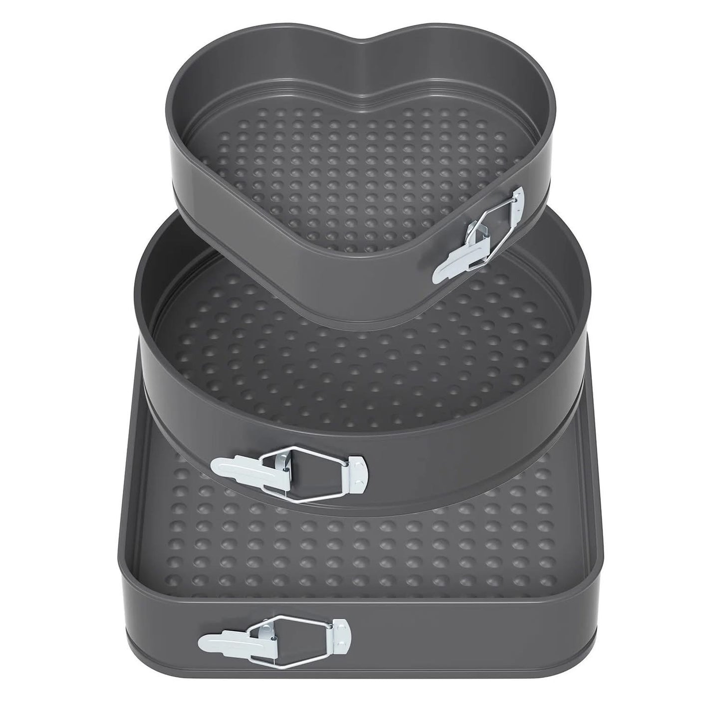 3 Pcs Set of Non-Stick Cake Moulds